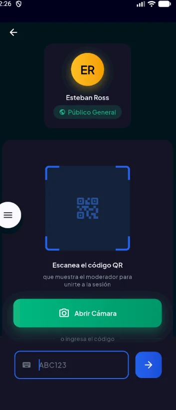 EduClicker - Aplicación móvil para responder encuestas y votaciones en tiempo real desde el celular